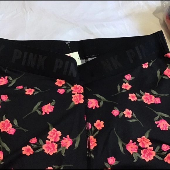 NWT VS PINK Floral Marathon Bike Short M RARE - Picture 5 of 9